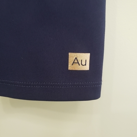 Aurum Crop Leggings in Navy with Inner Lining Size Small - Picture 4 of 9